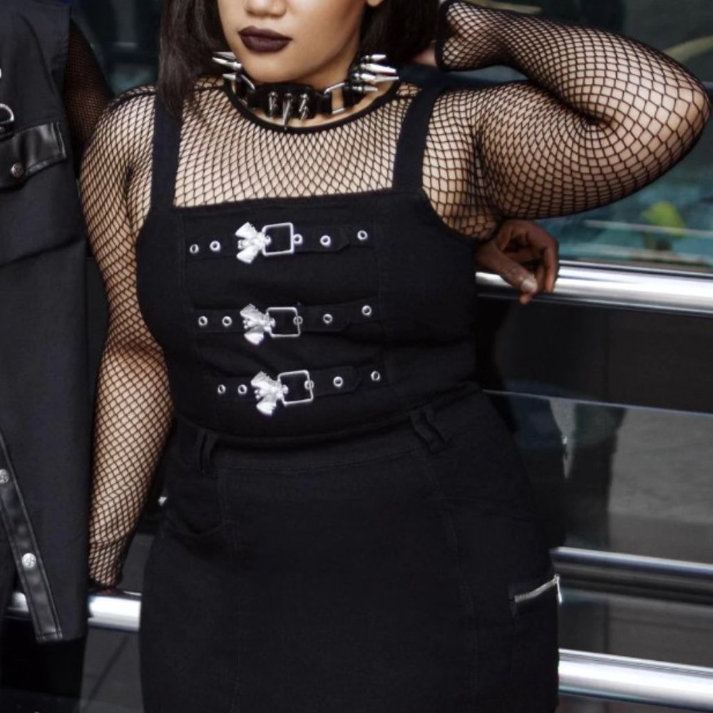 KILLSTAR DARK SHADOWS DRESS W/ BATS size MEDIUM